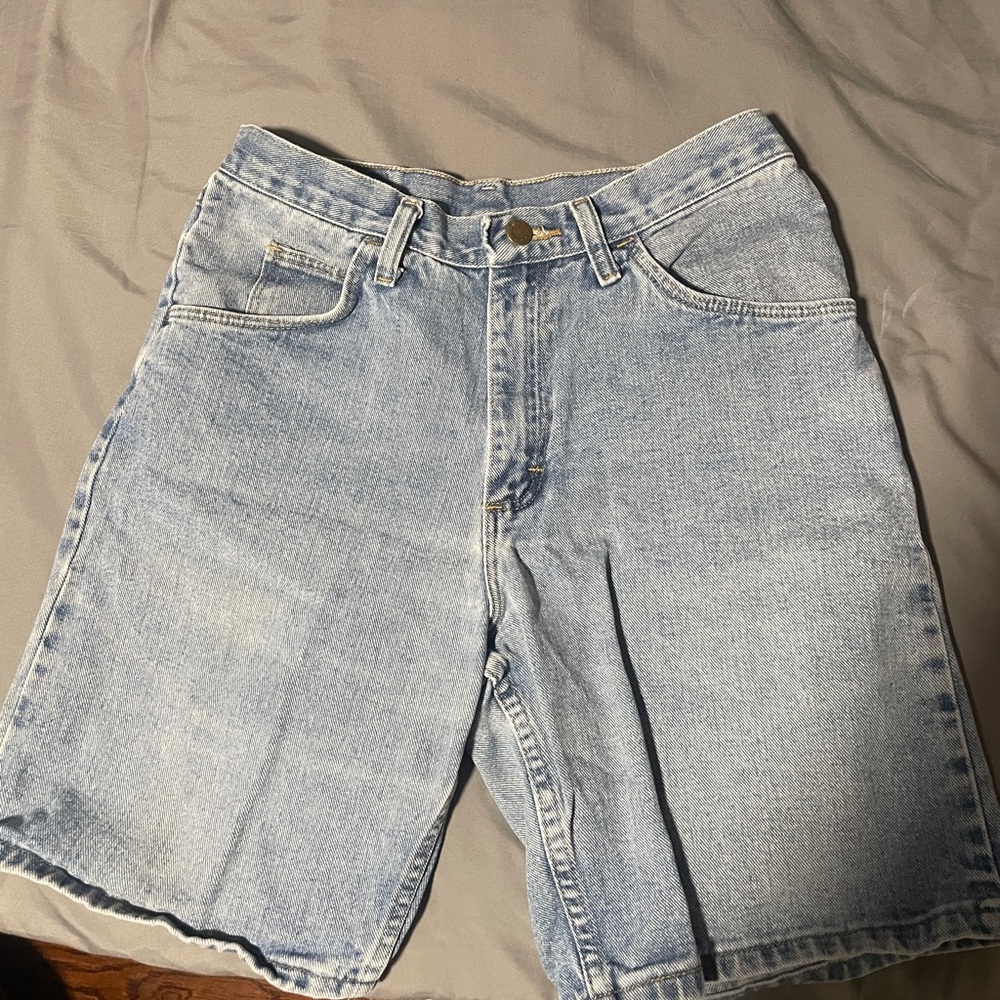 Light Blue Denim Shorts